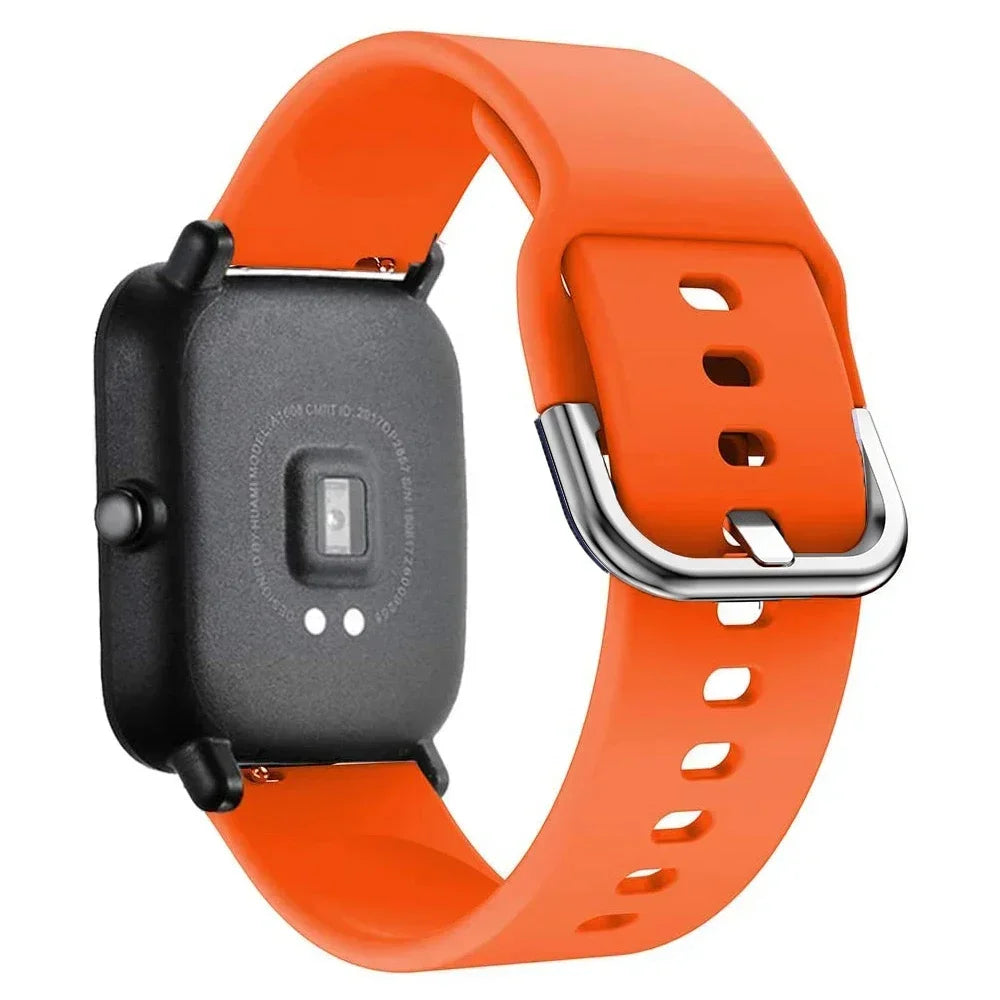 Silicone Strap For Amazfit GTS 4/2e/3/2 GTS2 Mini/GTR 4/3/Pro/2/2e Sport Bracelet Huawei watch Gt 5-4-2e-3-3 pro 20mm 22mm Bands