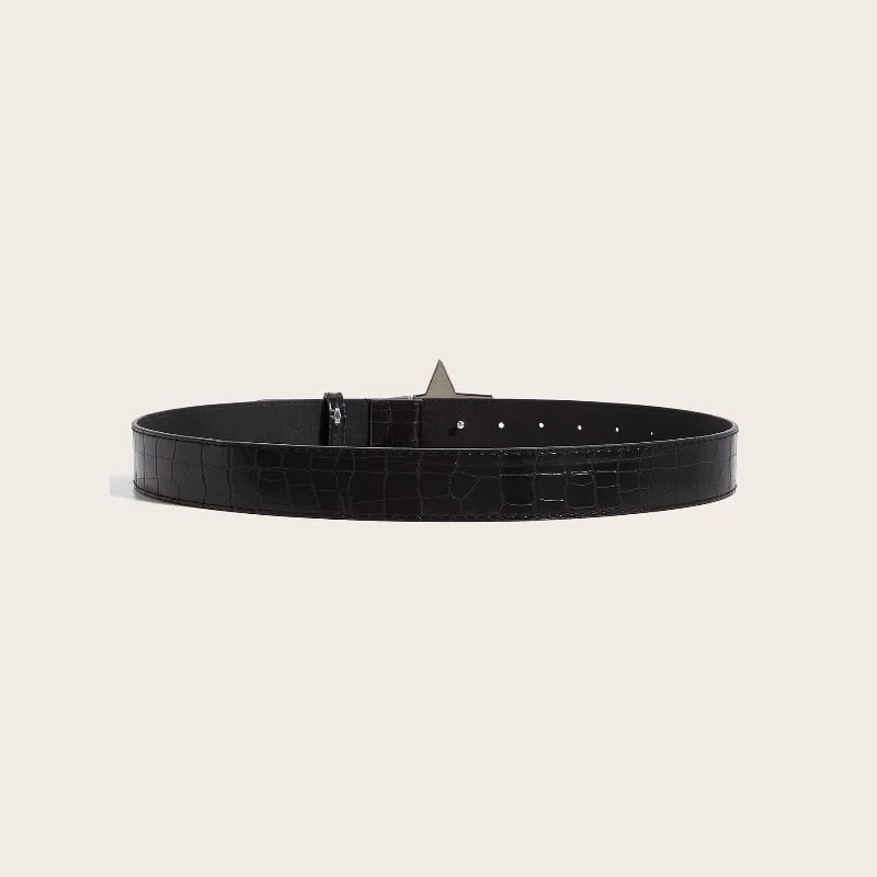 New Arrival Fashionable Trendy Unique Studded Women's Belt - Korean-Style High-End Youth Belt  Punk Snap-Button Casual Belts