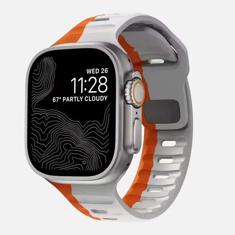 Soft Silicone Strap For Apple Watch 8 7 3 5 6 SE 4 Ultra 2 49mm for iWatch 45mm 41mm 44mm 40mm 42mm 38 Luminous Bracelet correa