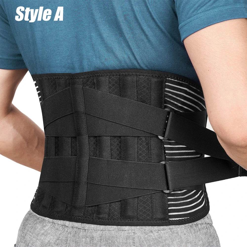 Back Support Belt for Back Pain Relief with Lumbar Pad, Lower Back Brace for Men Women, Anti-skid Lumbar Support for Sciatica