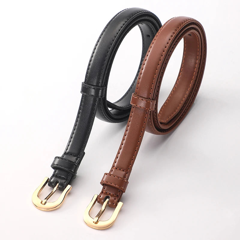 New Women's Pin Buckle Multi-function Belt With Exquisite Skirt Jeans Accessories Simple Birthday Gift