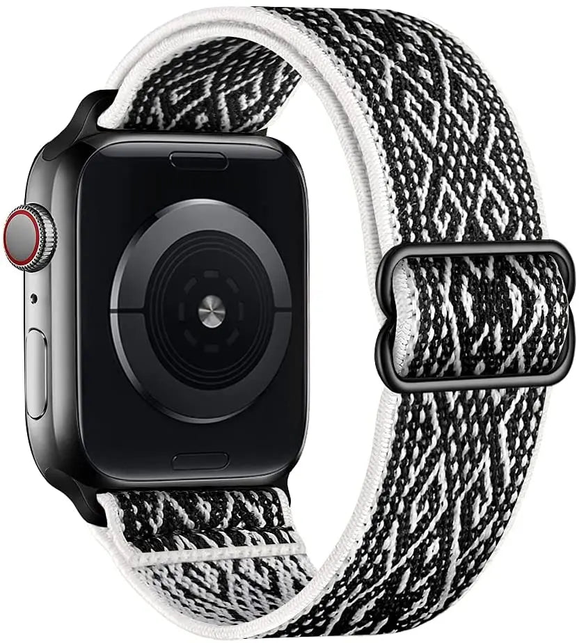 Scrunchie Strap for Apple watch Ultra 49mm band 45mm 44/46mm 41mm Adjustable Nylon Loop bracelet iWatch serie se 6 7 8 9 10 11