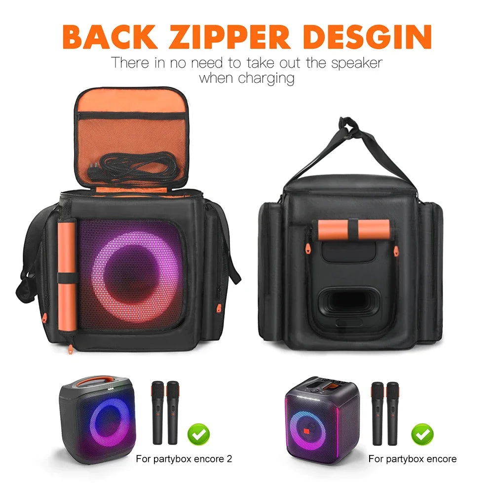 For JBL Partybox Encore Essential 2 Portable Protective Case Shockproof Portable Speaker Dust Case Anti-Scratch Encore Essential