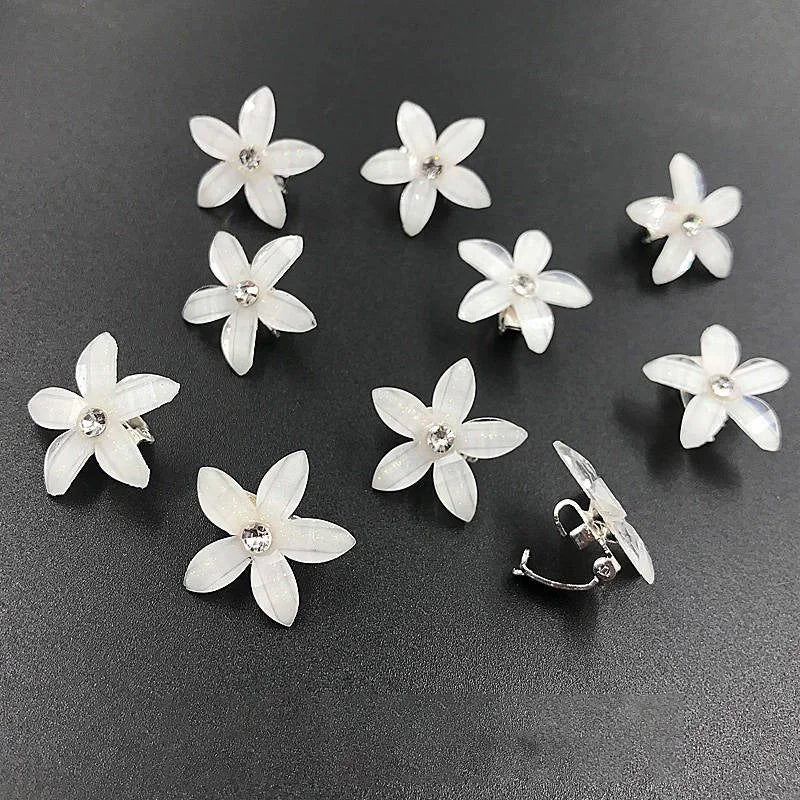 10PCS New Flower Princess Hair Buckle Hairpins Children Headwear Hairgrip Lovely Hair Clips Hair Accessories For Girls