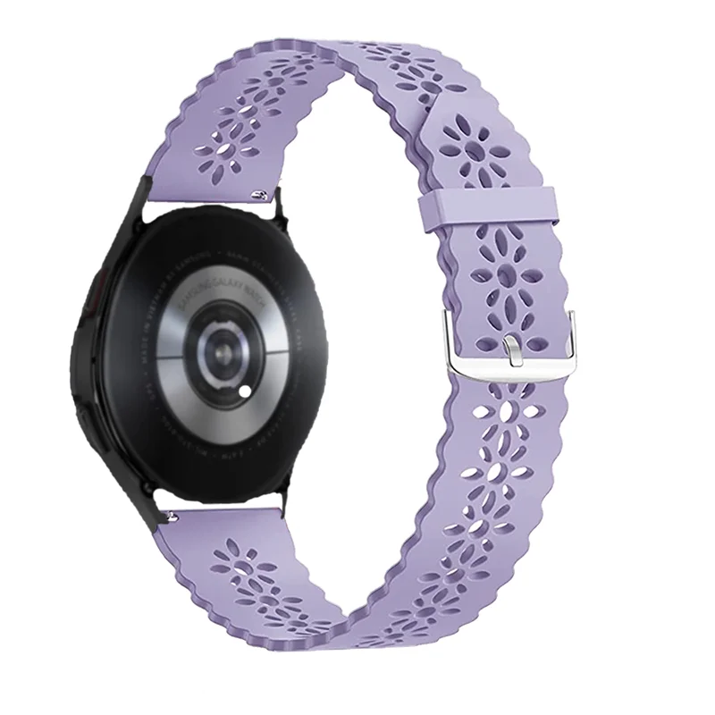 Sport Lace band for samsung galaxy watch 4/5/5 pro/6 classic/Active 2 silicone 20mm 22mm strap women bracelet huawei gt 4-3-2-2e