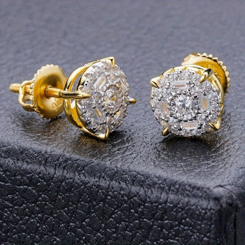 Square Stud Earrings – 11 Finishes