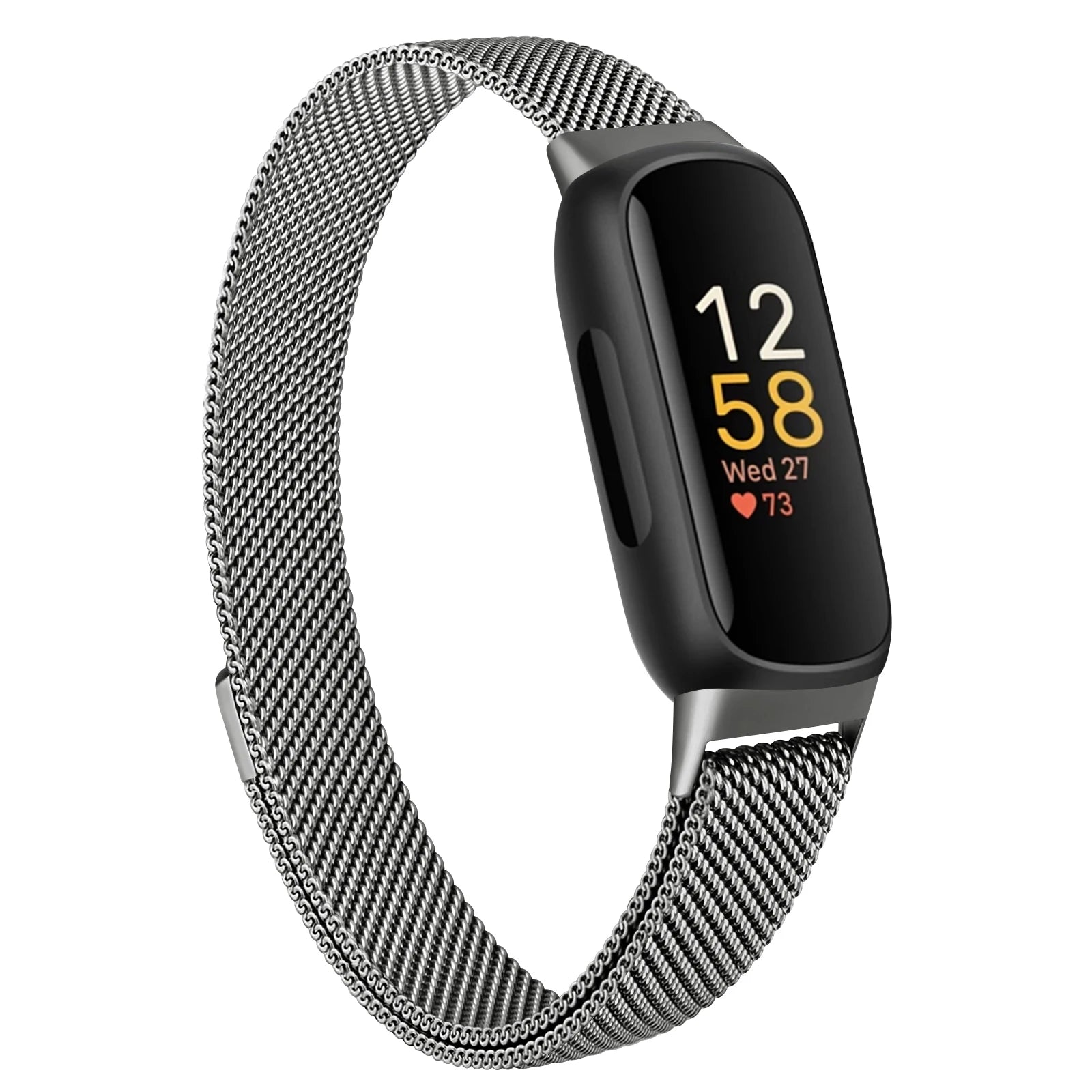 Metal Magnetic Loop Strap For Fitbit Inspire 3 Band Stainless Steel Watchband Bracelet For Fitbit Inspire 3 Strap Wristband