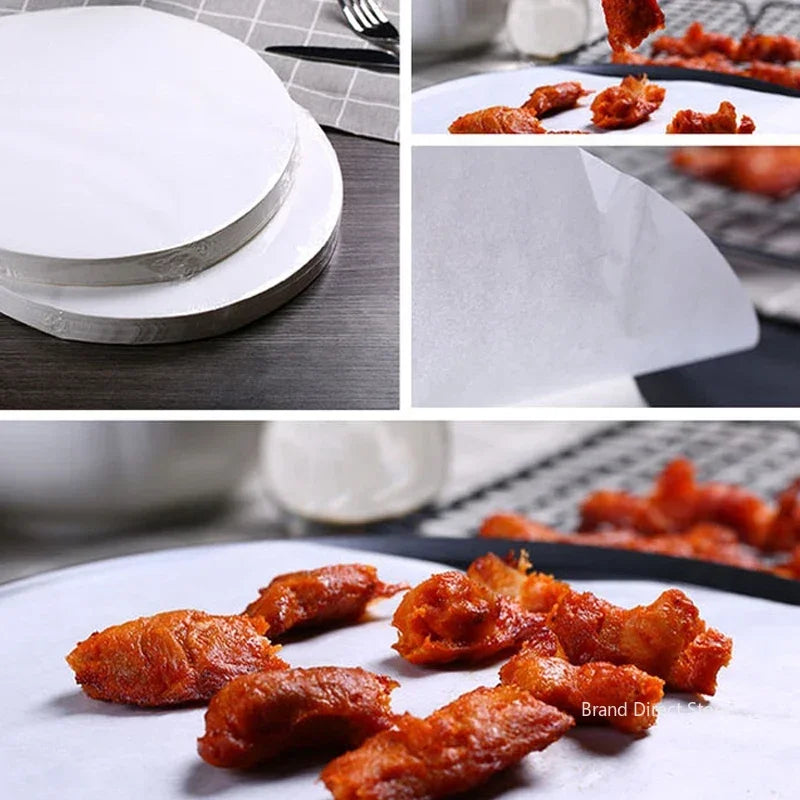 100/500Pcs 11cm Hamburger Patty Paper, Wax Papers To Separate Frozen Pressed Patties for Burger Patty Paper