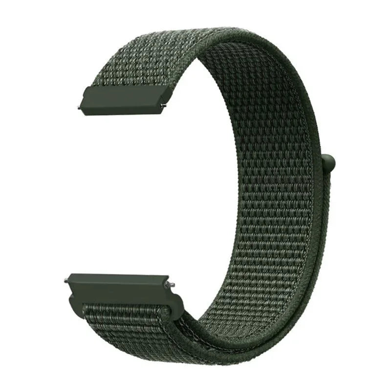 Nylon Loop For Garmin Forerunner 965 255 265 745 Bracelet For Garmin Vivoactive 6 5 4 3/Venu 2 3/Active/Chronos 22mm 20mm Strap