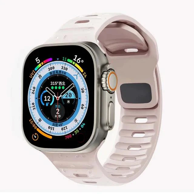 Silicone Strap For Apple Watch ultra2 Band 44mm 49mm 45mm 41-46-42mm 40mm sport correa bracelet iwatch Series 10 7 6 se 3 8 9 11