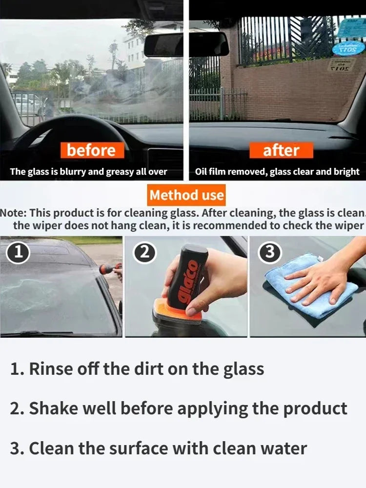 100ml Soft99 Car Windshield Oil Film Removal Rain Repellent Car Japan Glaco Coat Glass Antirain Coating Anti-rain Treatment
