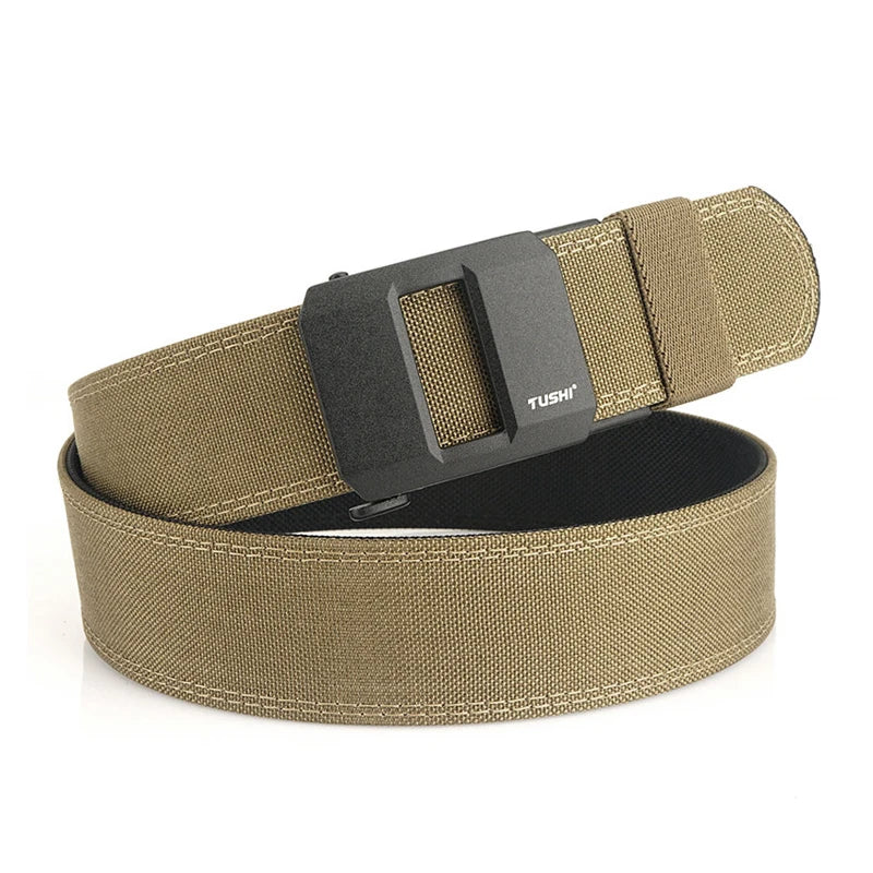 VATLTY 2024 Stiff Tactical Belt for Men Metal Automatic Buckle Military Police Duty Belt 1100D Nylon Gun Belt Casual Girdle Male