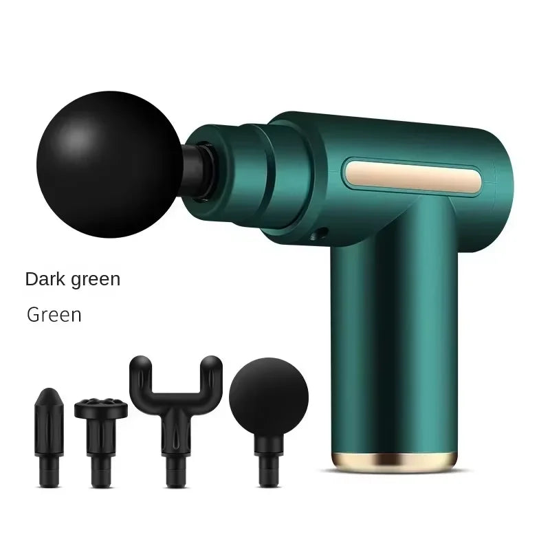 Deep Muscle Massage Gun Portable, Fascia Vibration Gun for Body Neck Back Relaxation, Fitness Slimming Tool