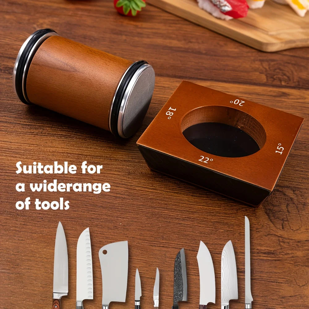 4 Angles Rolling Knife Sharpener Kit For Straight Edge Roller Knife Sharpening With Industry Diamonds Whetstone Chef Knife Set