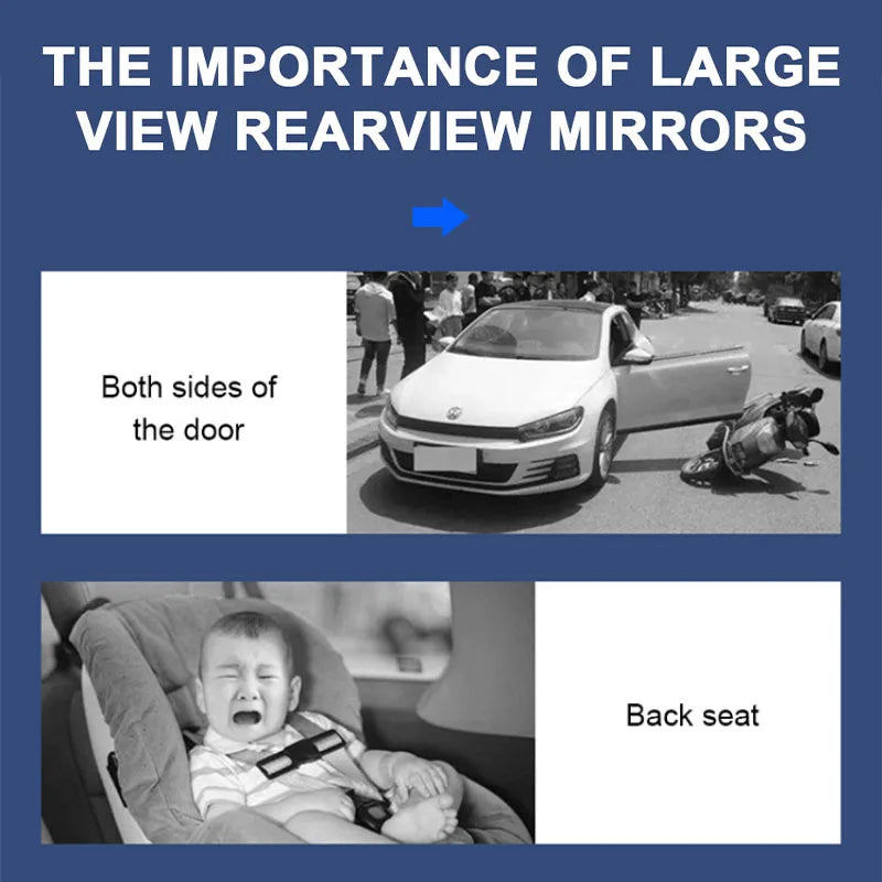 Baby Mirror Interior Car Rearview Mirror Rear Seat Kids Baby Monitor Universal Wide Angle Clear View Baby Mirrors Safety Driving