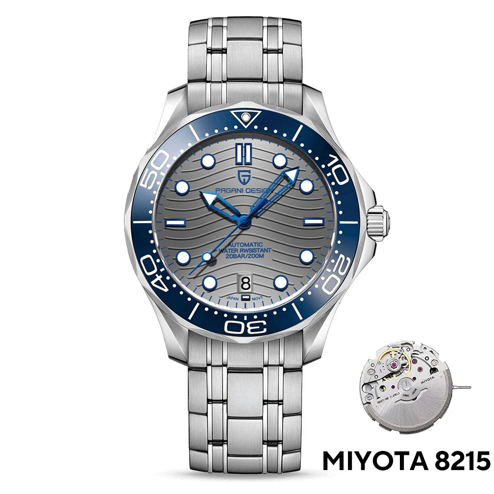 2025 New PAGANI DESIGN PD1685 Men's Watches Mechanical Wristwatch For Men Automatic Watch Men Japan NH35A 20Bar Waterproof Clock