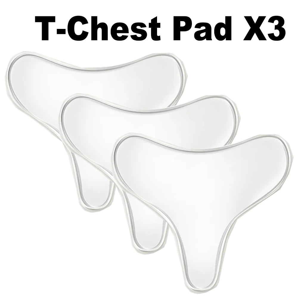 Reusable T Anti Wrinkle Chest Pad Silicone Transparent Removal Patch Face Skin Care Anti Aging Breast Lifting Chest Patch Flesh