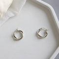 Fashion Geometry Twisted Shape Thick Line Circular Women's Earrings Party Jewelry Party Gifts For Women