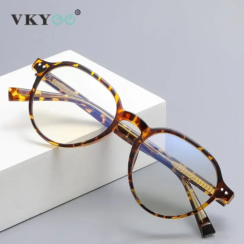 VICKY Retro TR Anti Blue Light Blocking Reading Glasses Women Computer Optics Eyeglasses Prescription Glasses Men PFD2094