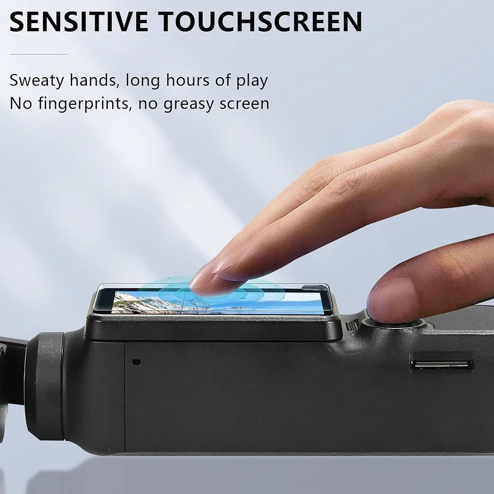 9H HD Tempered Glass for DJI OSMO Pocket 4/3 Full Screen Protector For DJI Pocket 4 Gimbal Camera Lens Protect Glass Accessories