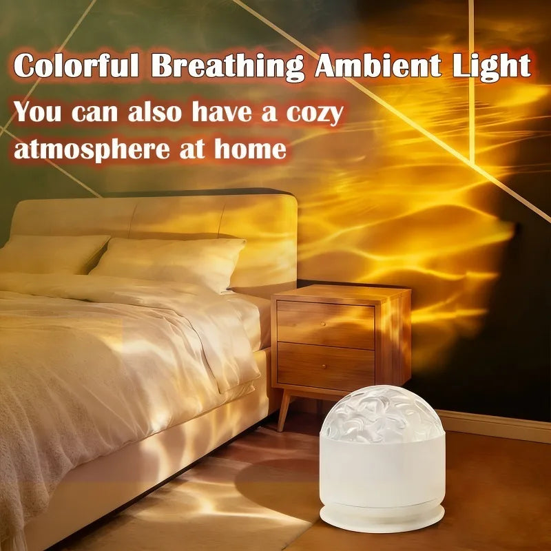 16-Color Water Ripple Projector with Remote
