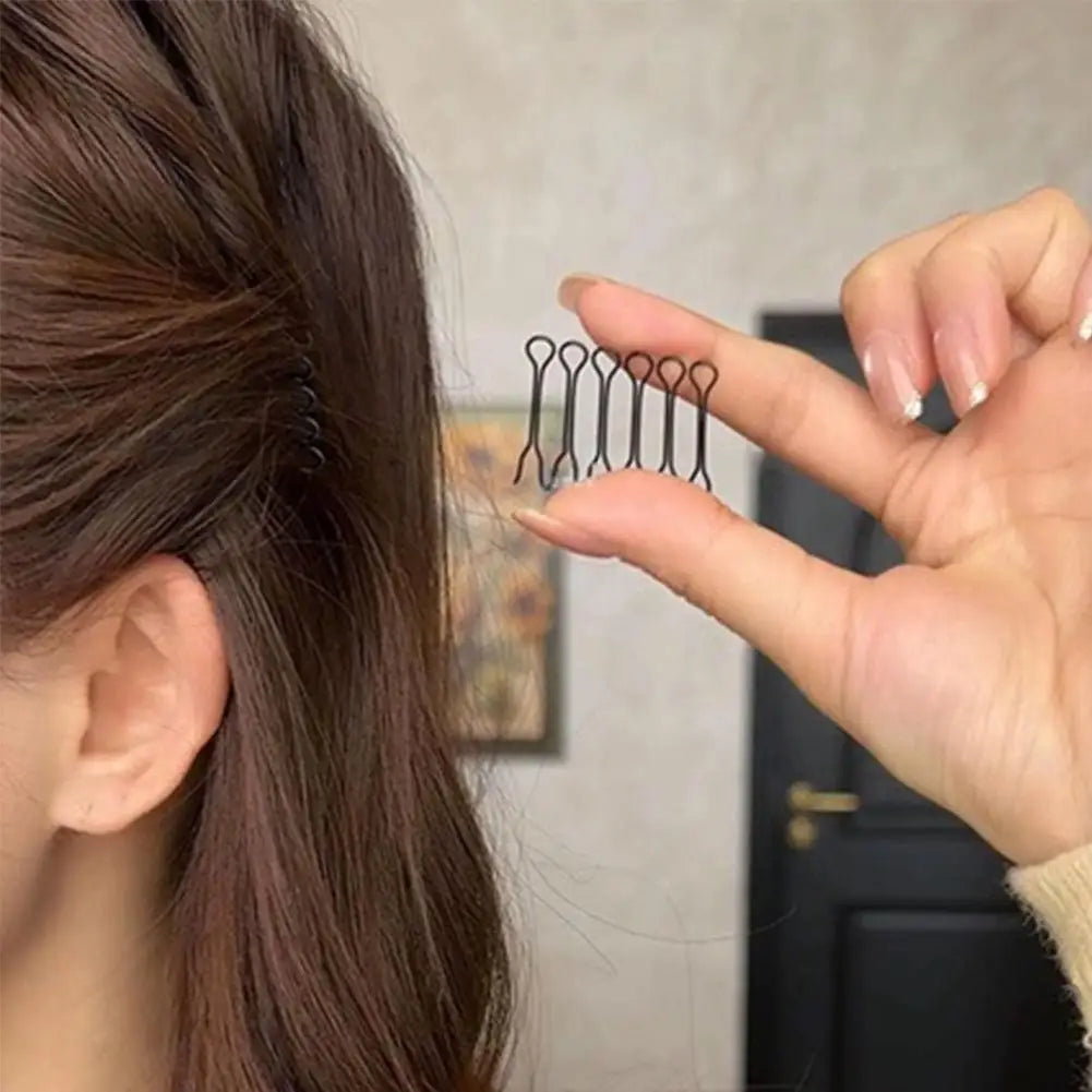 10/20pcs Invisible Broken Hair Hairpin Styling Accessories Bang Fixed Insert Comb Women Adult Tiara Tools Roll Curve Needle Gift