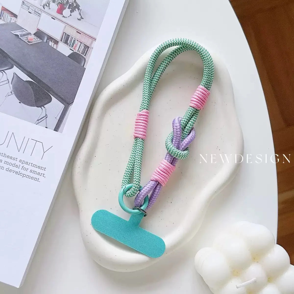 1Pc Short Wrist Strap Phone Case Connection Piece Phone Case Universal Jewelry Accessories Anti slip and Anti fall Portable Pend