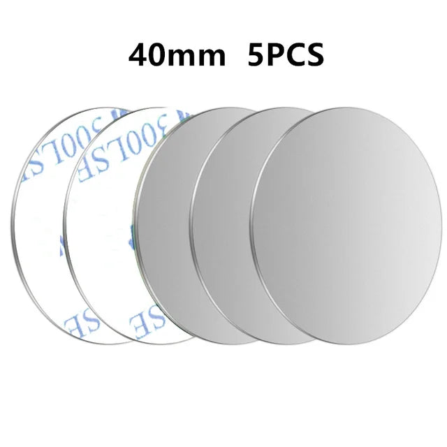 1/3/5Pcs Metal Plate Disk for Magnet Car Phone Holder Round Iron Sheet Stickers Car Magnetic Phone Stand Mount Accessories
