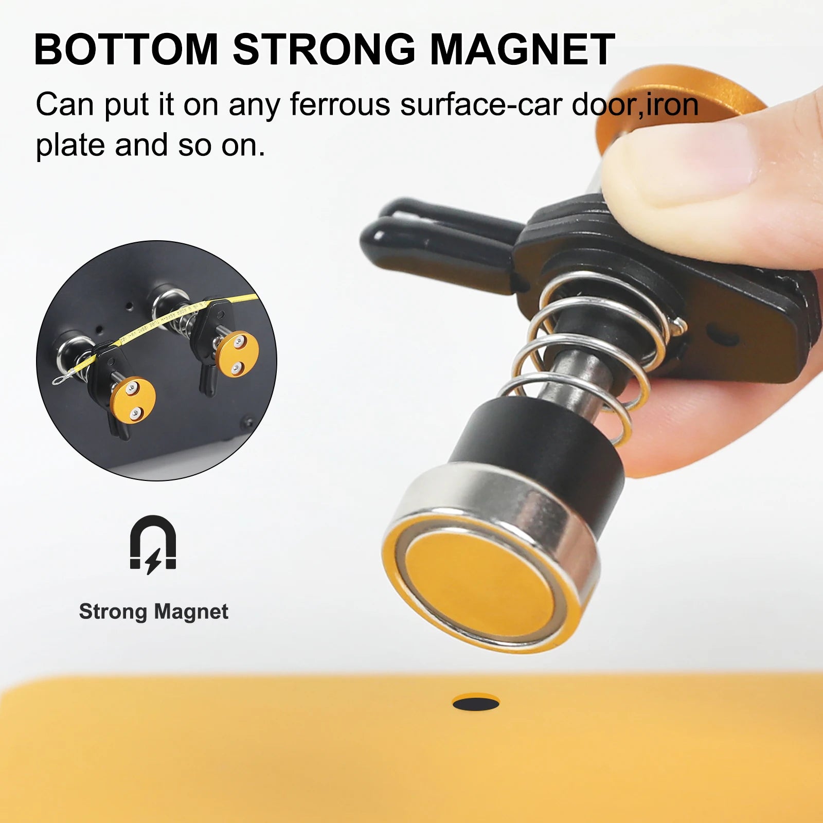 Toolour Magnetic Helping Hands Soldering Tool Press Adjust Distance PCB Clip Solder Wire Holder for Soldering/Electronics Repair