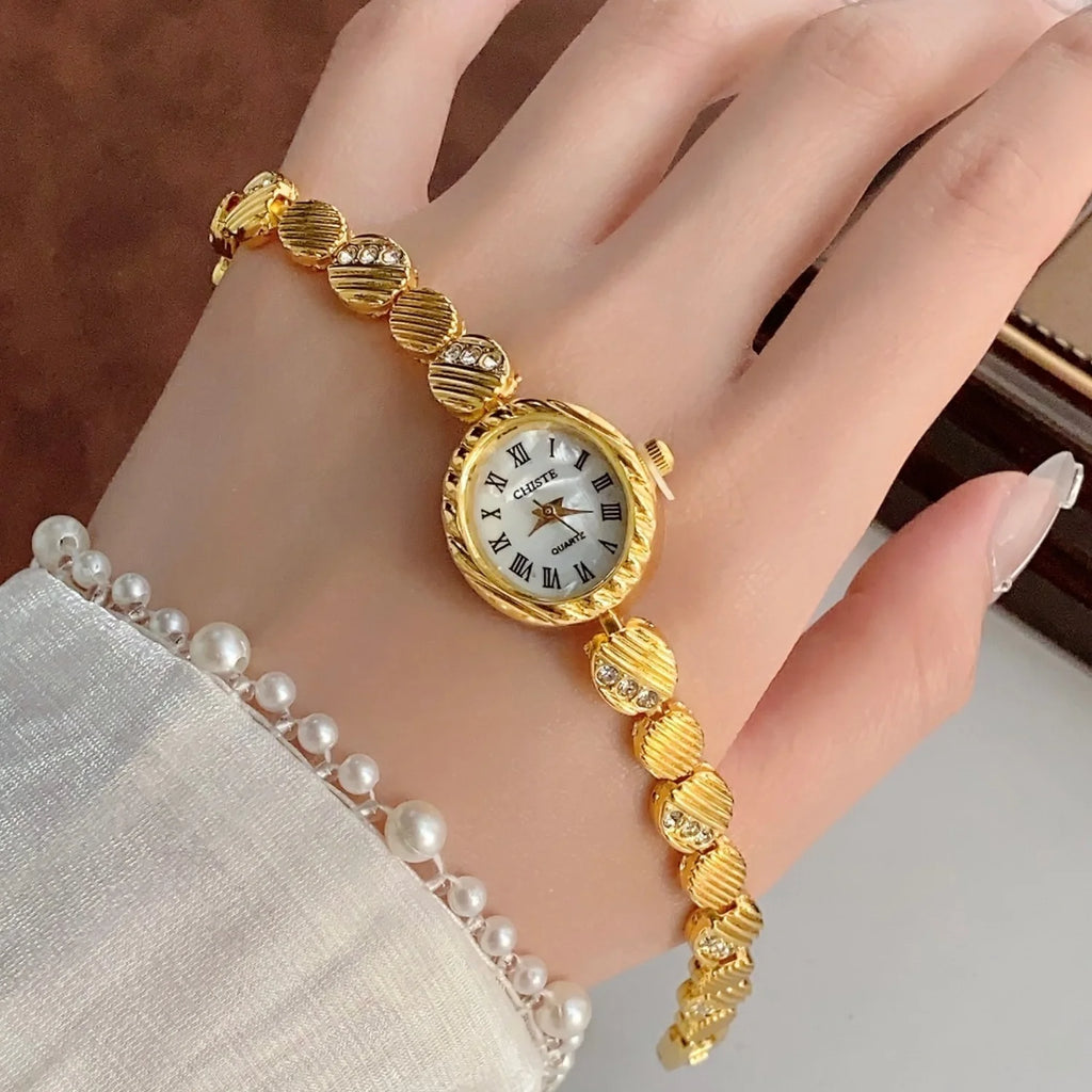 Women Watches Top Brand Luxury Wristwatches Ladies Fashion Gold Bracelet Watch Female Elegant Clock Women Montre Femme