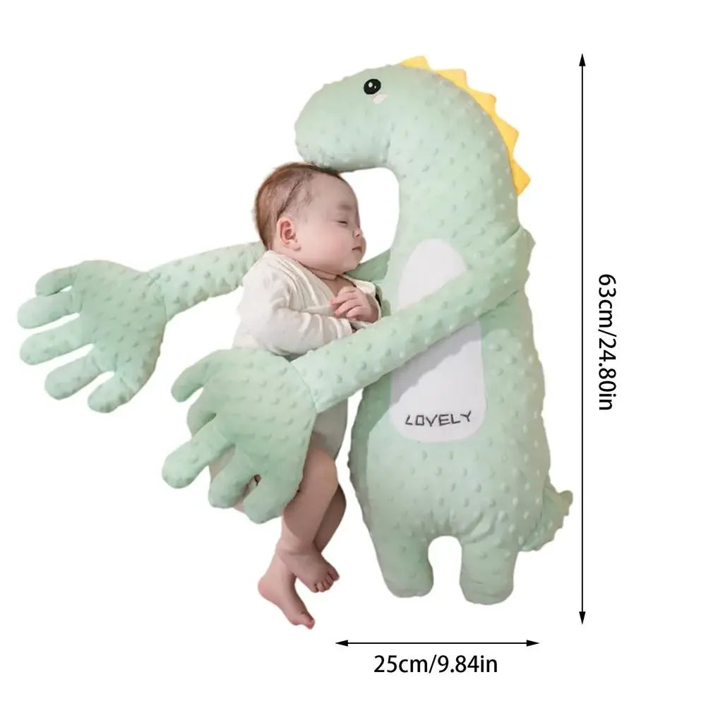 Baby Soothing Palm Patting Hand Plush Pillow Soothing Doll with Remote Control 3 Gear Adjustable for Bedroom Indoor Home Baby