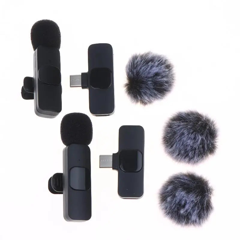New【K9 Wireless Microphone Mini Audio Video Recording Mic For Phone Android Laptop Live Gaming Mobile Phone Microphone】