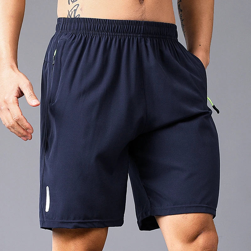 Summer Thin Jogging Men's Shorts Quick Dry Shorts Men's Fitness Sports Short Pants Loose Breathable Board Shorts Male XL-XXXL