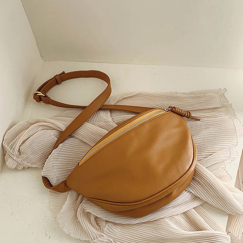 Designer Crossbody Chest Bags Top grade soft Leather Women Waist Bag Fashion  Fanny Pack Phone Packs Luxury ladies Shoulder Bags
