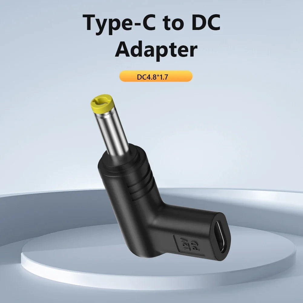12V Power Connector Multifunctional Type C To DC Jack Plug Charging Adapter USB Type C Female To DC Male for Surveillance Camera