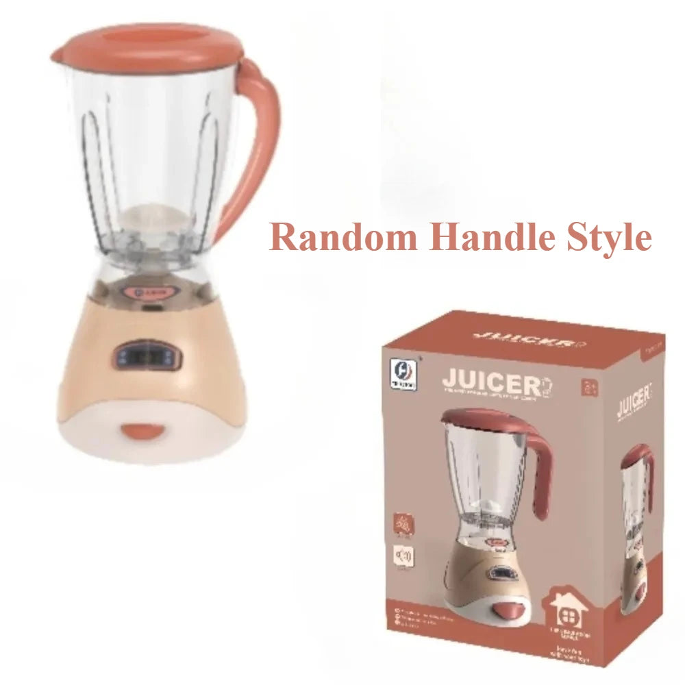 Kitchen Appliances Toy Kids Kitchen Accessories Pretend Play Set with Blender Coffee Maker Mixer with Sounds & Light