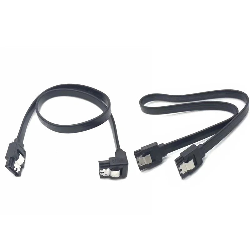 1-10PCS SATA Cable 6Gbps, sata 3 Cable, HDD ssd Data Cable, 7 pin SATA III Cable with Locking Latch for Hard Drives sata HDD/SSD