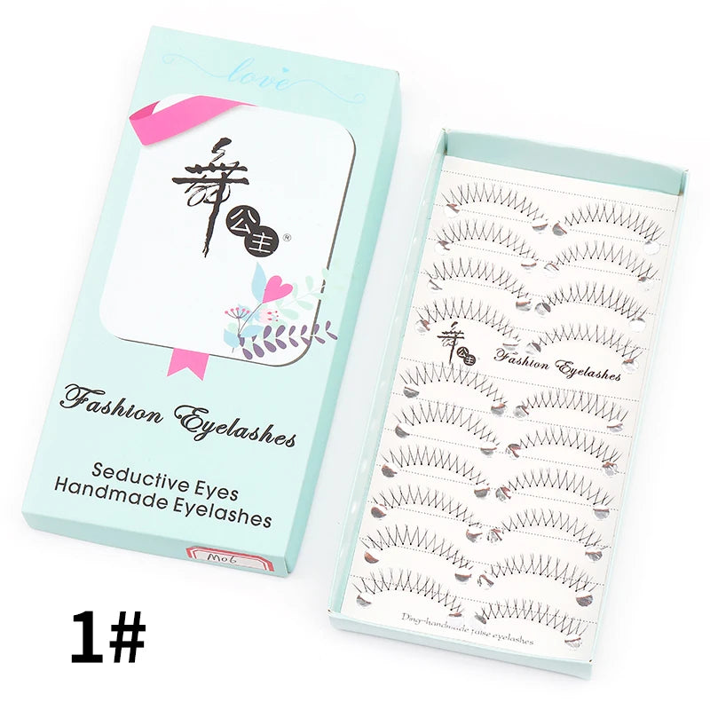 10 Pairs Natural Lashes Manga Full Strip Lashes Makeup Bulk Wholesale Dropshipping Eyelash Extension Lashes Anime False Eyelash