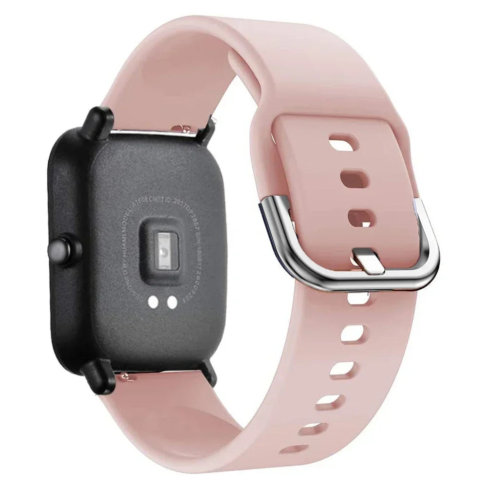 Silicone Strap For Amazfit GTS 4/2e/3/2 GTS2 Mini/GTR 4/3/Pro/2/2e Sport Bracelet Huawei watch Gt 5-4-2e-3-3 pro 20mm 22mm Bands