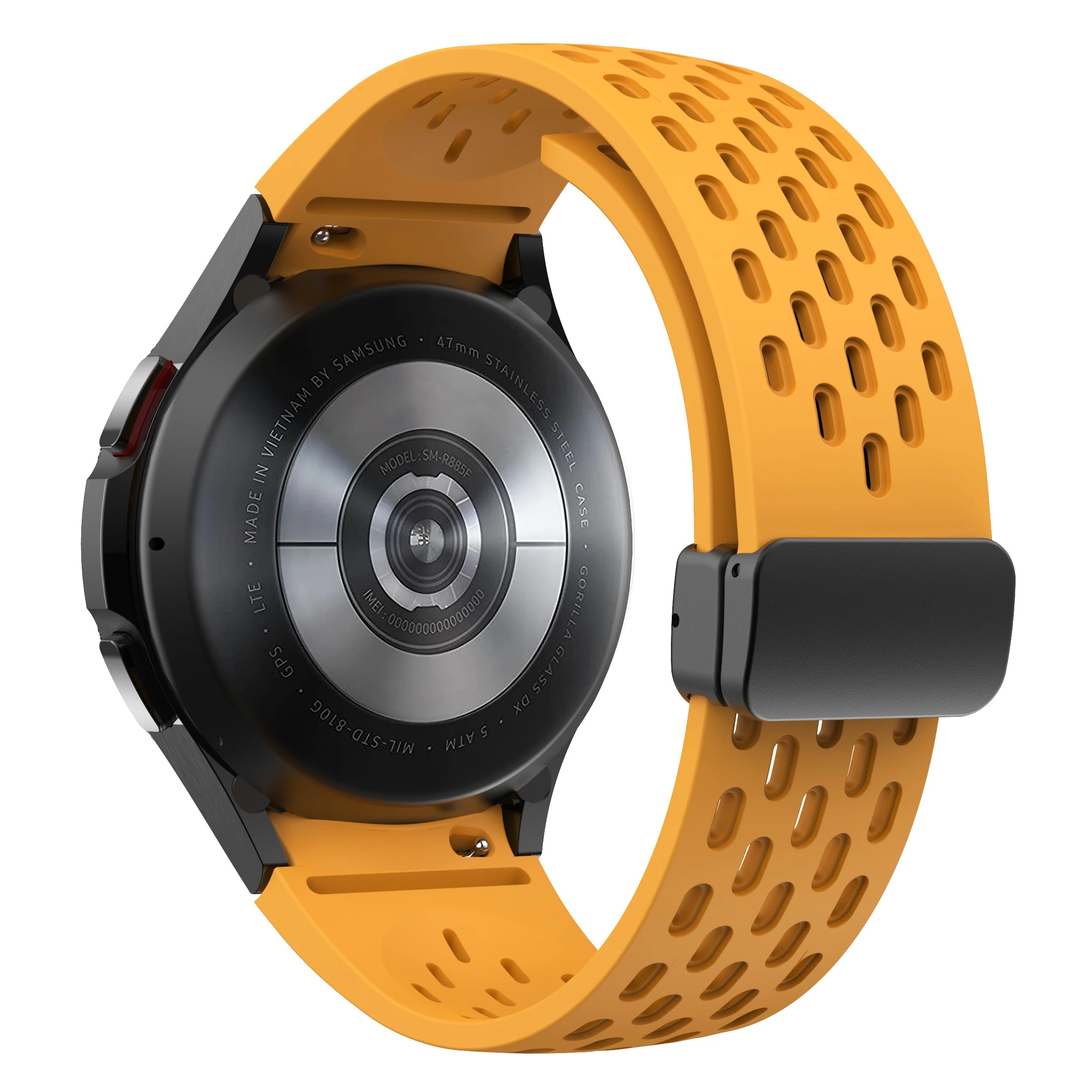 Silicone Strap for Samsung Galaxy Watch 7 6 5 4 40mm 44mm 5Pro 45mm Magnetic Buckle Band 6 Classic 43mm 47mm No Gaps Bracelet