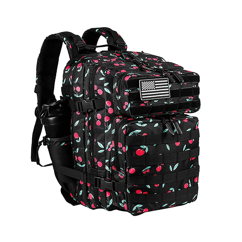 LHl 35L Tactical Backpack Small Athlete Gym Bag for Men/Women Qutdoor Travel Hiking Molle Rucksack with Bottle Holder