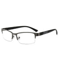 BEGREAT High Quality Anti-Blue Light Presbyopic Glasses Far Sight Flexible Metal Half-frame Glasses Business Reading Eyeglasses