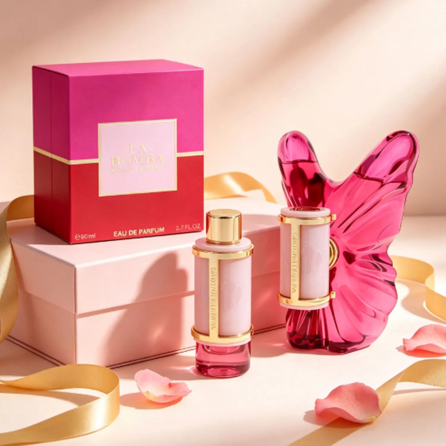 Carolina Herrera La Bomba Eau de Parfum Spray for Women 2.7oz Long Lasting Luxury Feminine Fragrance Daily Dating Perfume Gift