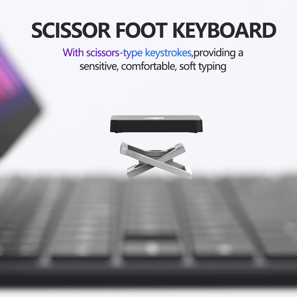 GOOJODOQ Magic Keyboard Case for iPad Mini 6 6th Generation Floating Cantilever Stand Multi-Touch Trackpad for iPad Mini 6