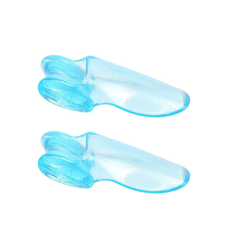 2pc Silicone Toe Splitter Correction Device, Large Foot Bone Separation Toe Sleeve Toe Splitter Manicure Tools For Hallux Valgus