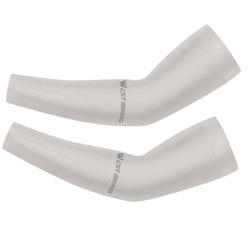 1 Pair Arm Sleeves Summer Sun UV Protection Ice Cool Cycling Running Fishing Climbing Driving Arm Cover for Men Women