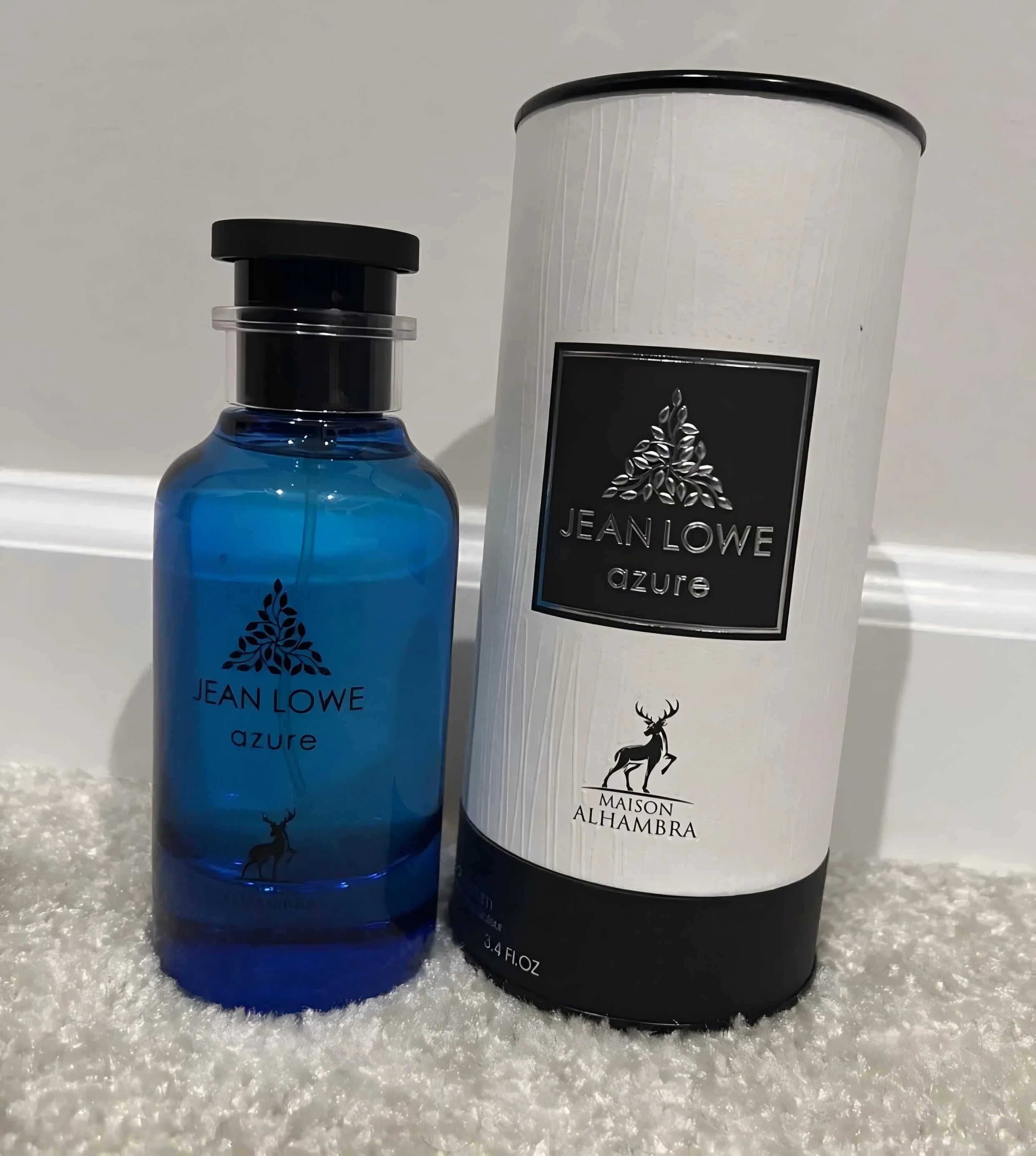 Jean Lowe Azure Eau De Parfum Spray - Long-Lasting Cologne for Women & Men, Elegant Floral fragrance with Elegant Bottle