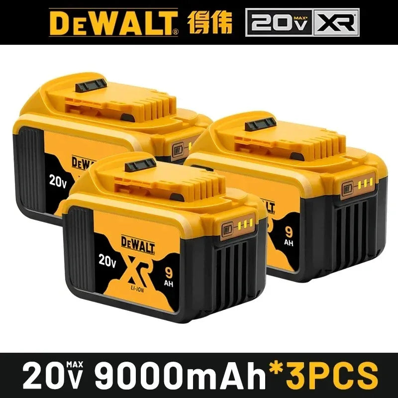 Original for DEWALT 20V/60V battery DCB606 DCB609 DCB182 DCB205 DCB206 DCB209 power tool 18V battery 6Ah 9Ah battery.