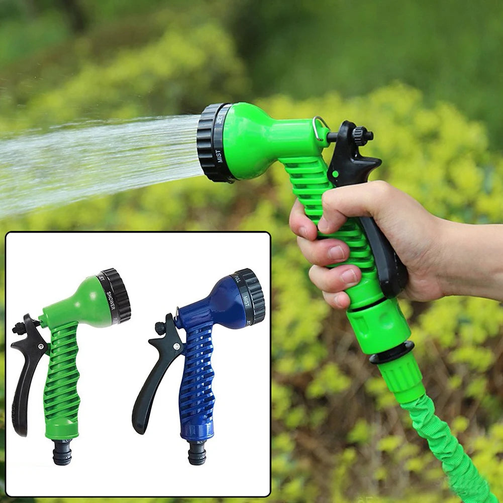 High Pressure Sprayer Plastic Garden Hose Spray Nozzle With 7-Function Sprays Garden Irrigation Water Pipe Sprinkler Head