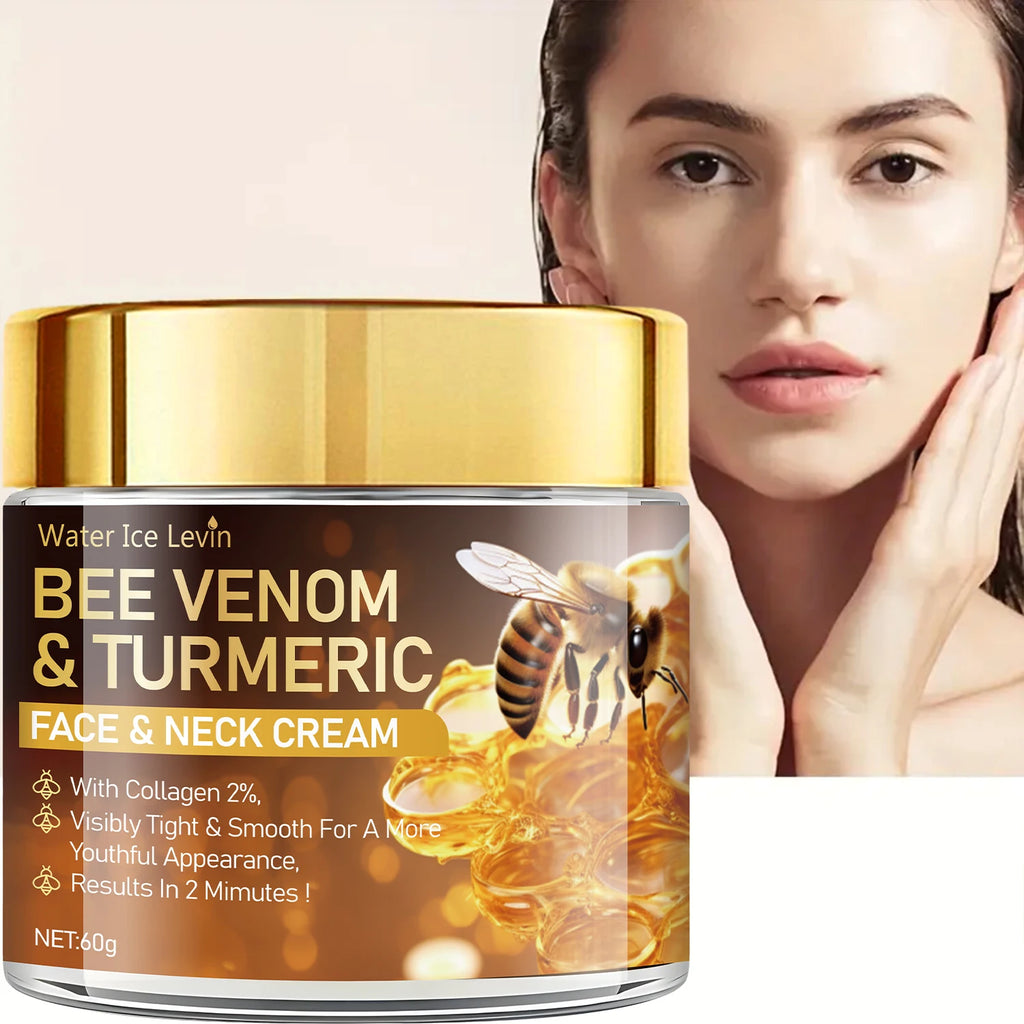 Bee Venom Skin Tightening and Lifting Cream - Hydrating Formula, Rich in Vitamin A, Collagen, Niacinamide, and Vitamin E, for a Radiant Appearance and Enhanced Glow
